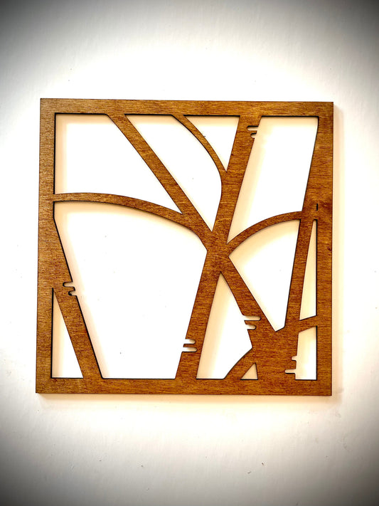 Birch Tree Wood Wall Art | 4-Panel Set | Multiple Sizes & Finishes