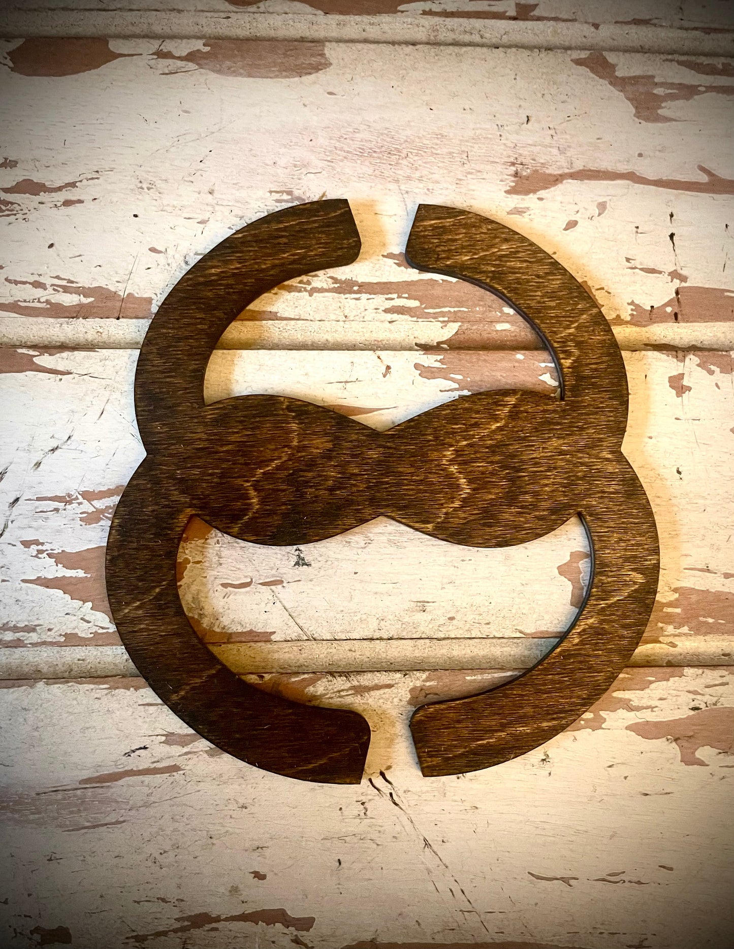 Pretzel Shape Boho Wood Plant Stem Support | Philodendron, Alocasia & Monstera | Multiple Sizes & Finishes