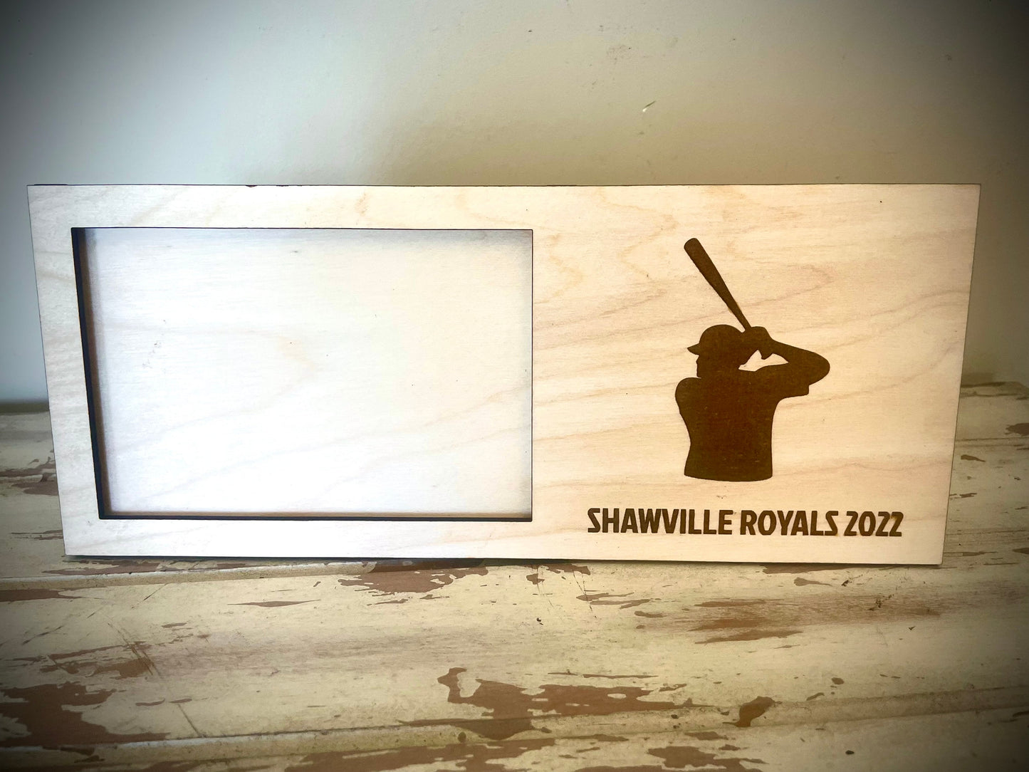 Custom Baseball Wood 4x6 Photo Frame | Player, Team & Coach Gift | Portrait or Landscape