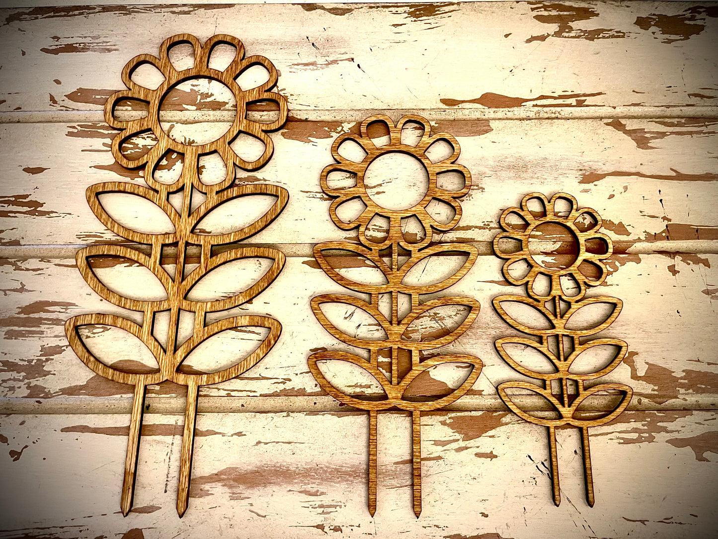 Boho Indoor Plant Trellis | Flower | Multiple Sizes & Finishes | Style E