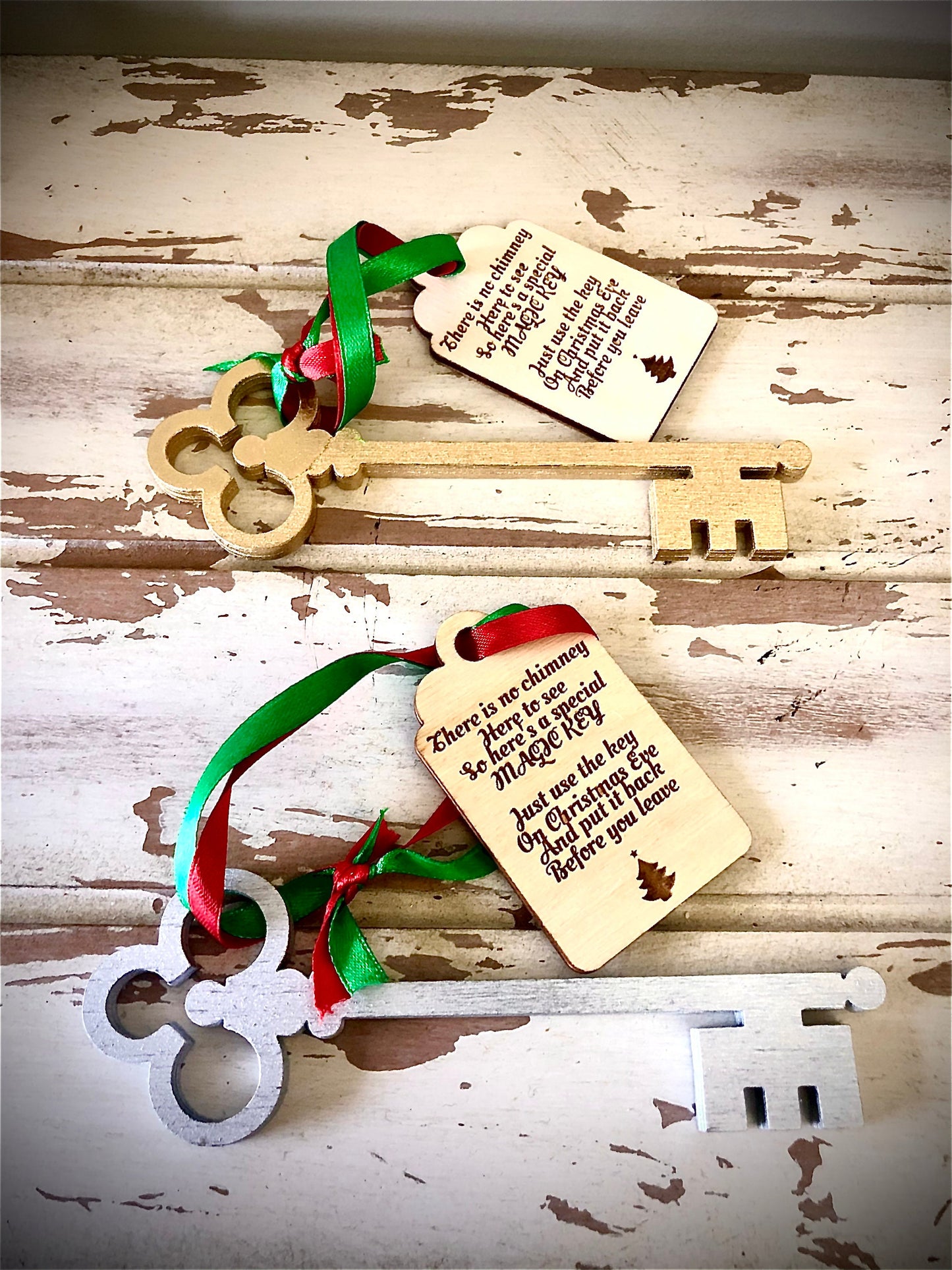 Santa's Magic Key | Heirloom Wood Keepsake Box | Christmas Eve Tradition Gift