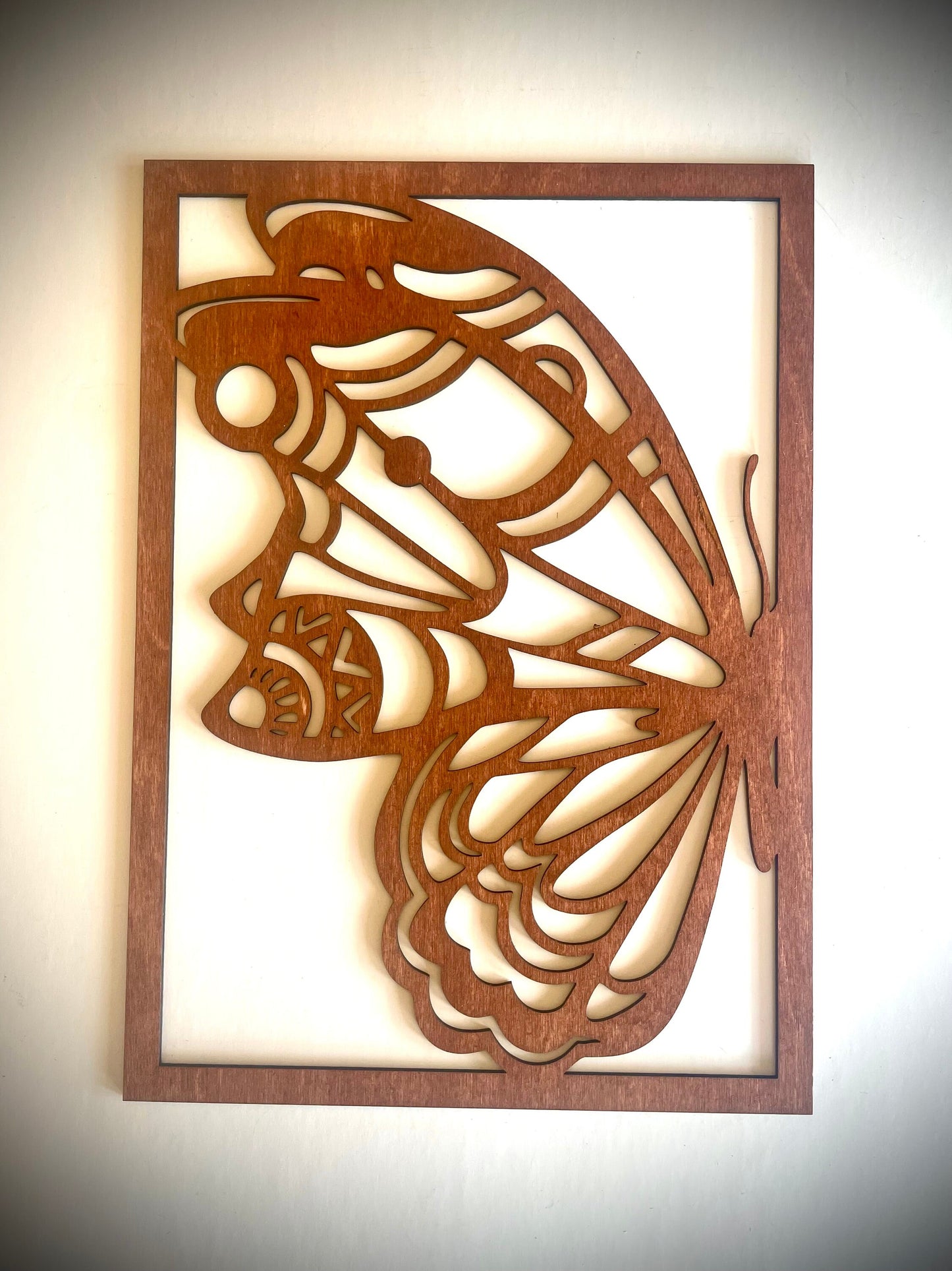 Butterfly Wood Wall Art | 3-Panel Set | Multiple Sizes & Finishes