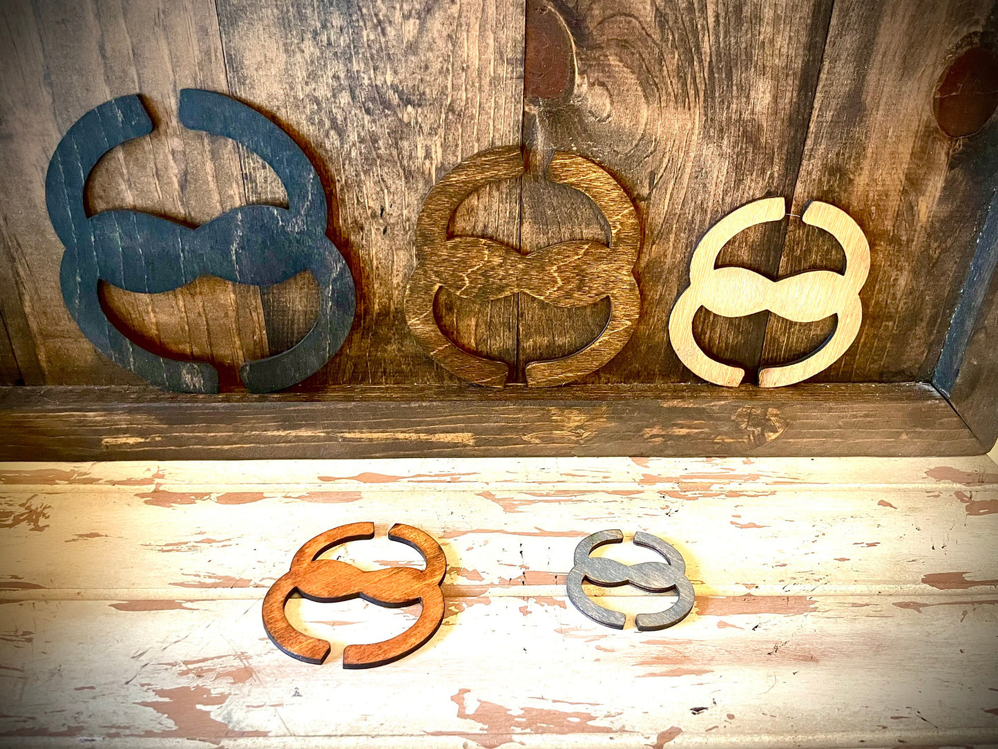 Pretzel Shape Boho Wood Plant Stem Support | Philodendron, Alocasia & Monstera | Multiple Sizes & Finishes