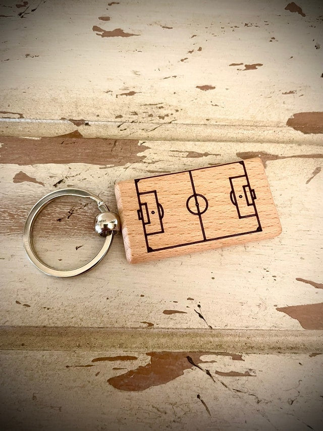 Custom School Mascot & Logo Wood Keychain | Laser Engraved | High School & College