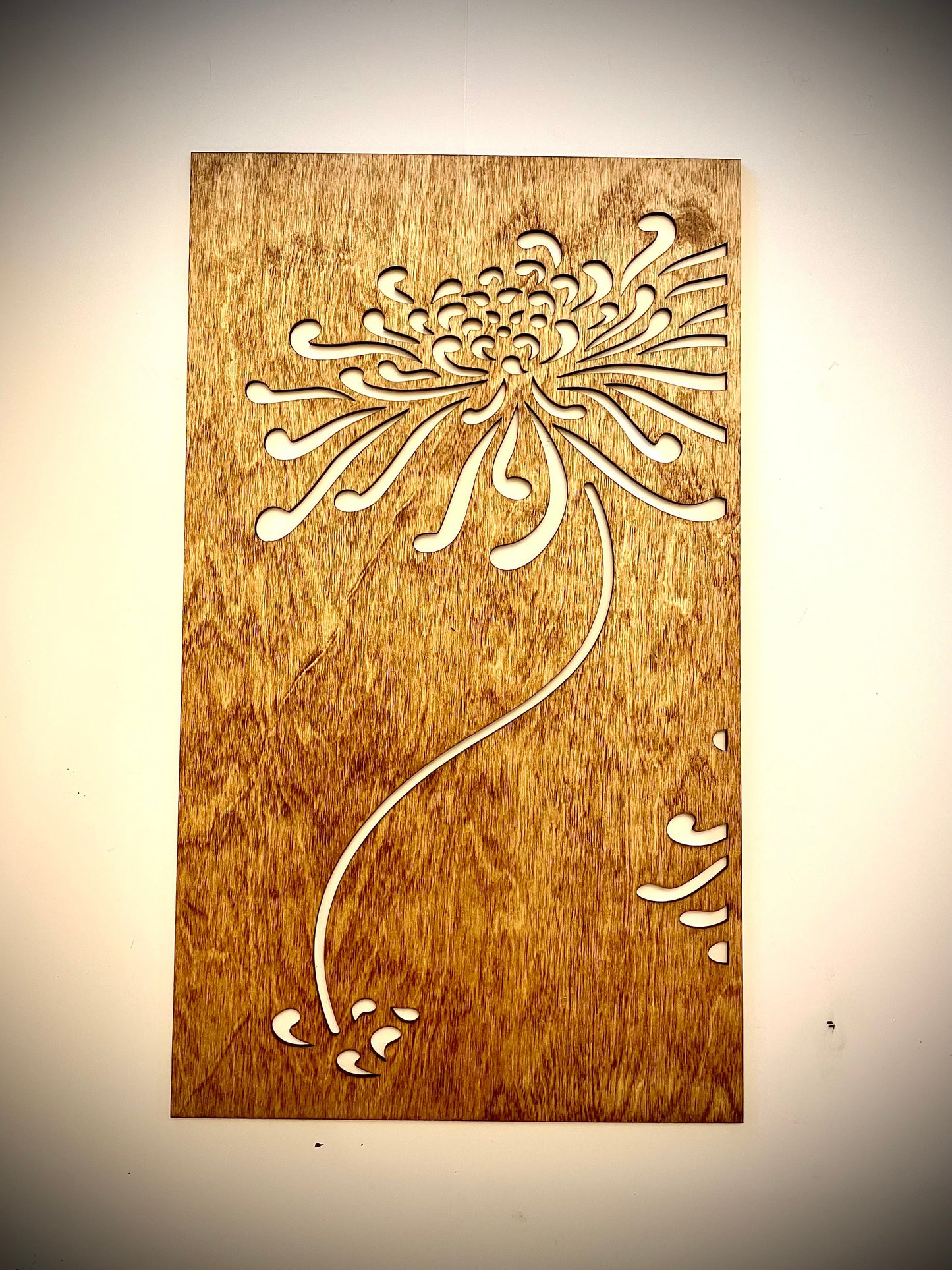 Boho Wildflower Wood Wall Art | 3-Panel Set | Multiple Sizes & Finishes | Style 2