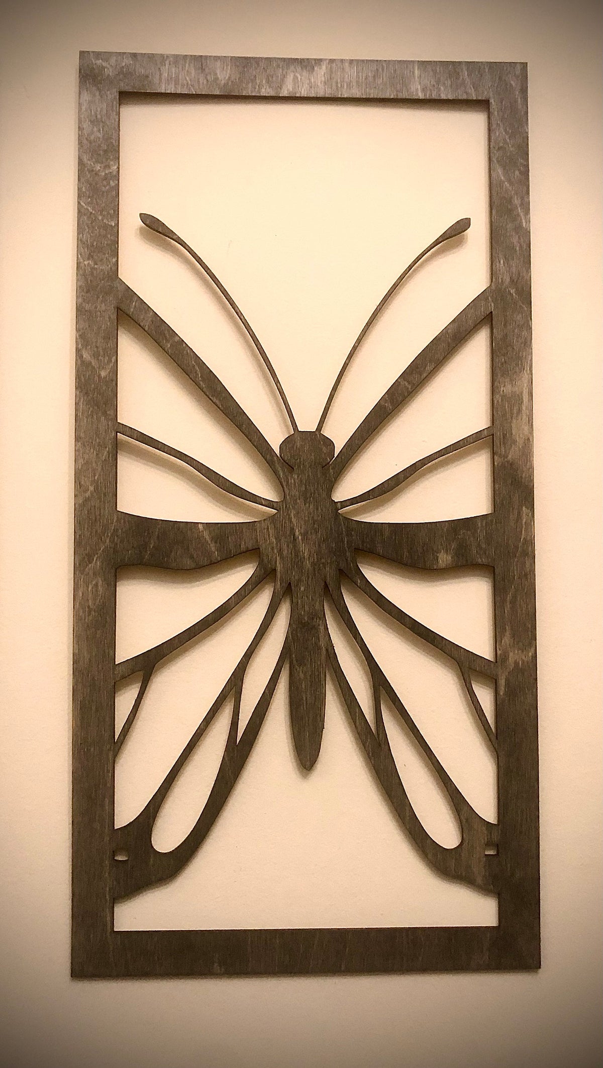 Butterfly Wood Wall Art | 3-Panel Set | Multiple Sizes & Finishes | Style 2