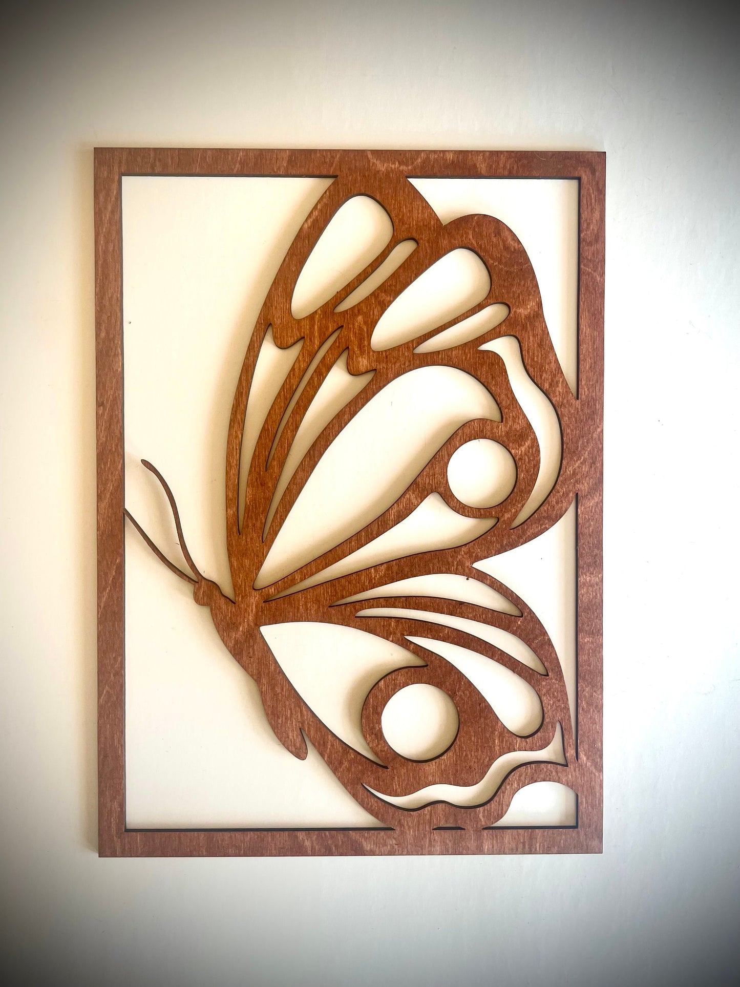 Butterfly Wood Wall Art | 3-Panel Set | Multiple Sizes & Finishes
