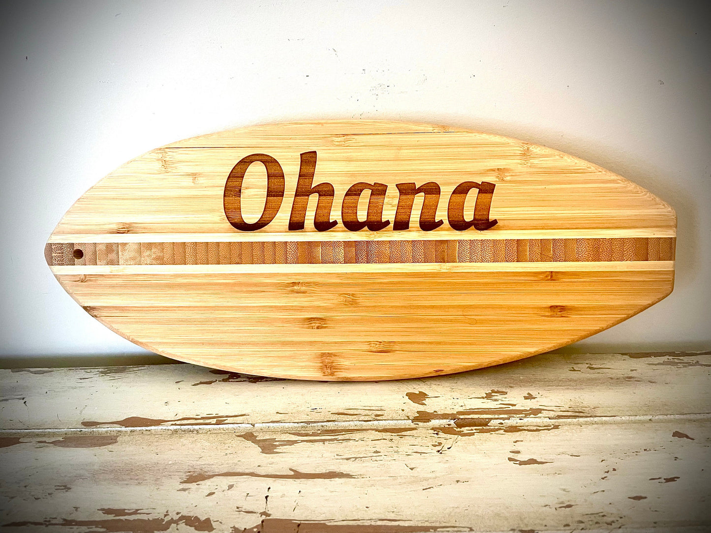 Personalized Mini Surfboard Charcuterie & Serving Board | Custom Engraving | Disney Aulani Autograph Board