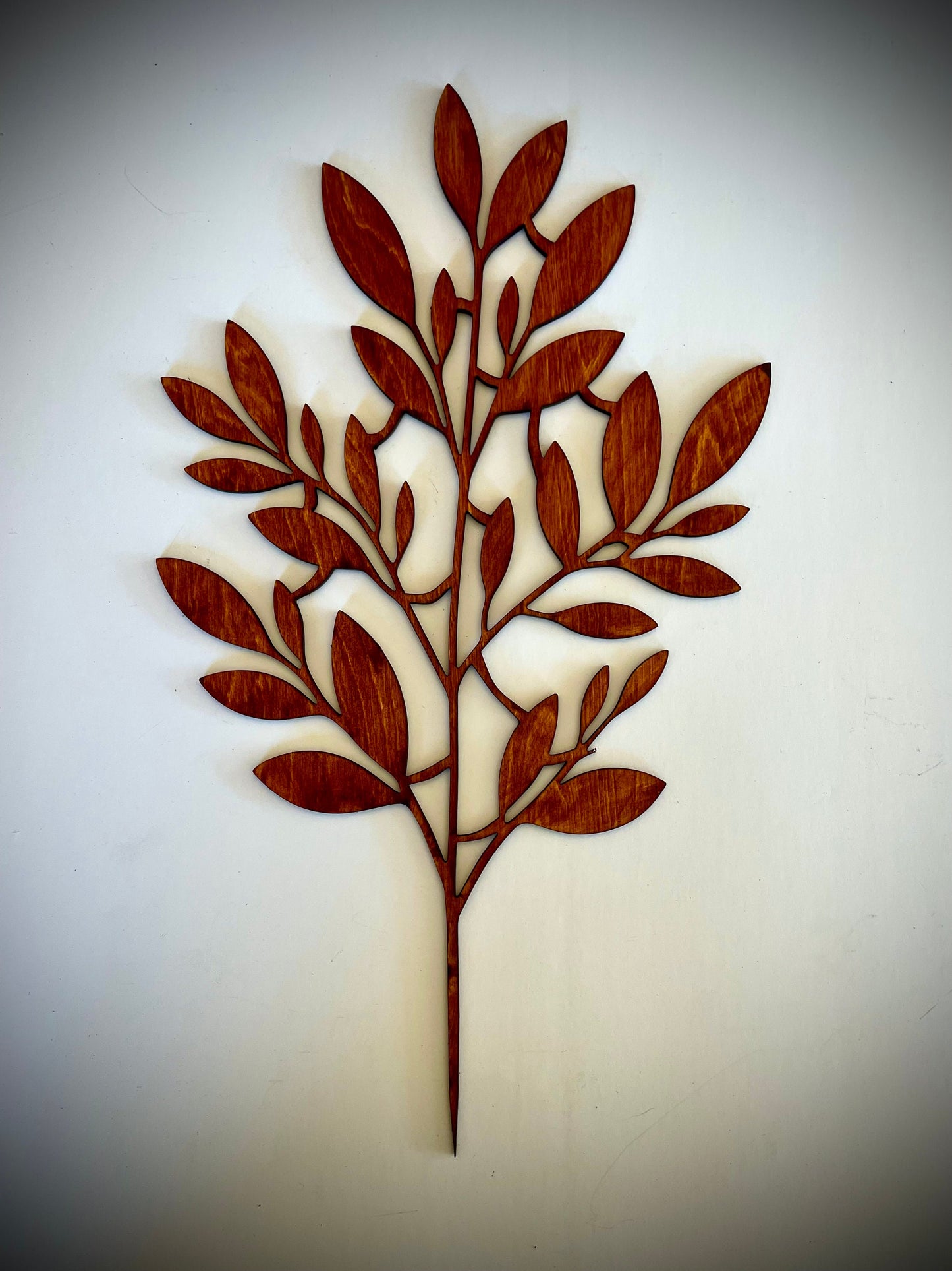 GIANT 18" x 10.5" Boho Indoor Plant Trellis | Leafy Vine | 12 Finishes