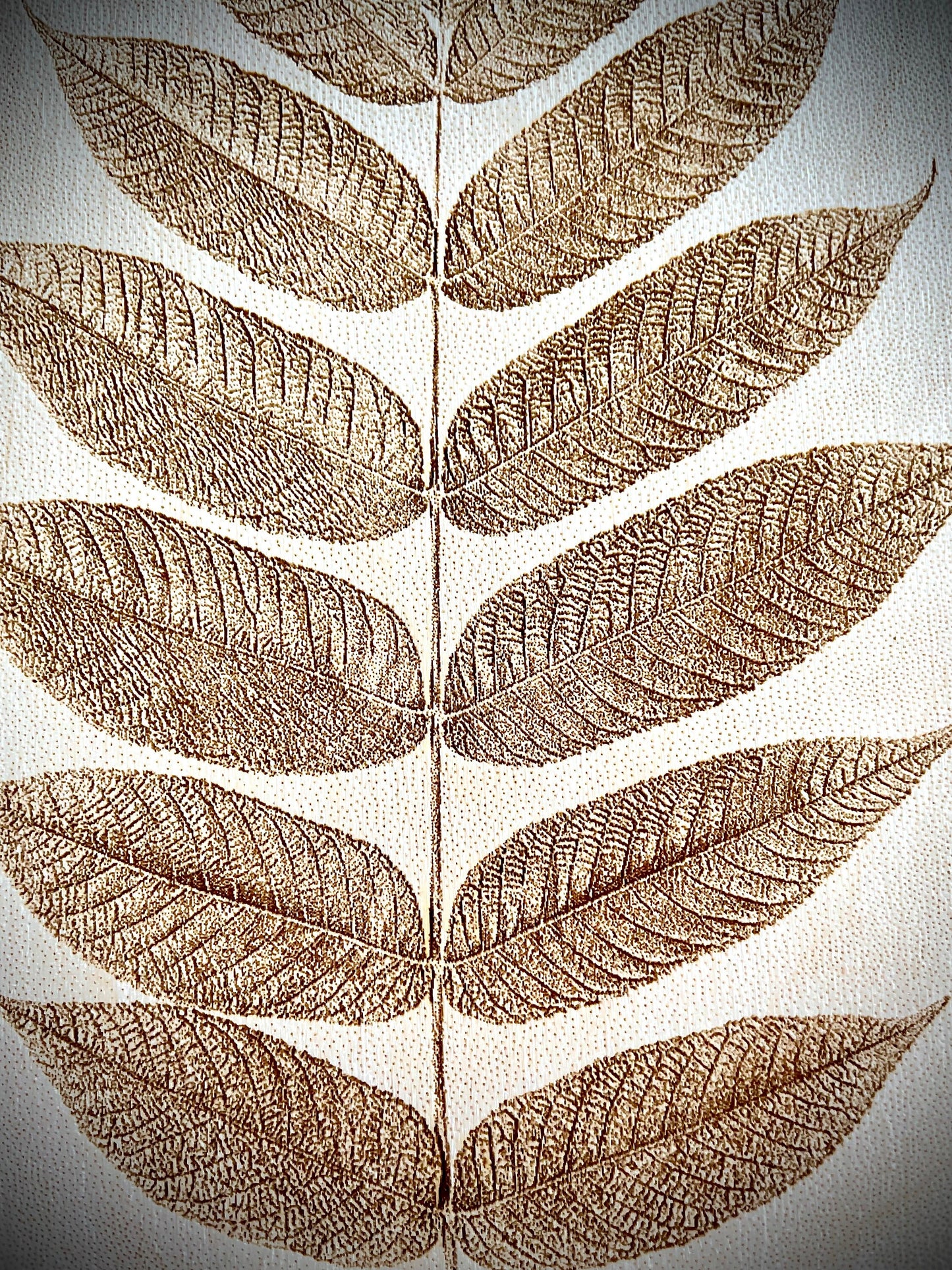 Boho Plant & Leaves Laser Engraved Wood Wall Art | 3-Panel Set | Multiple Finishes