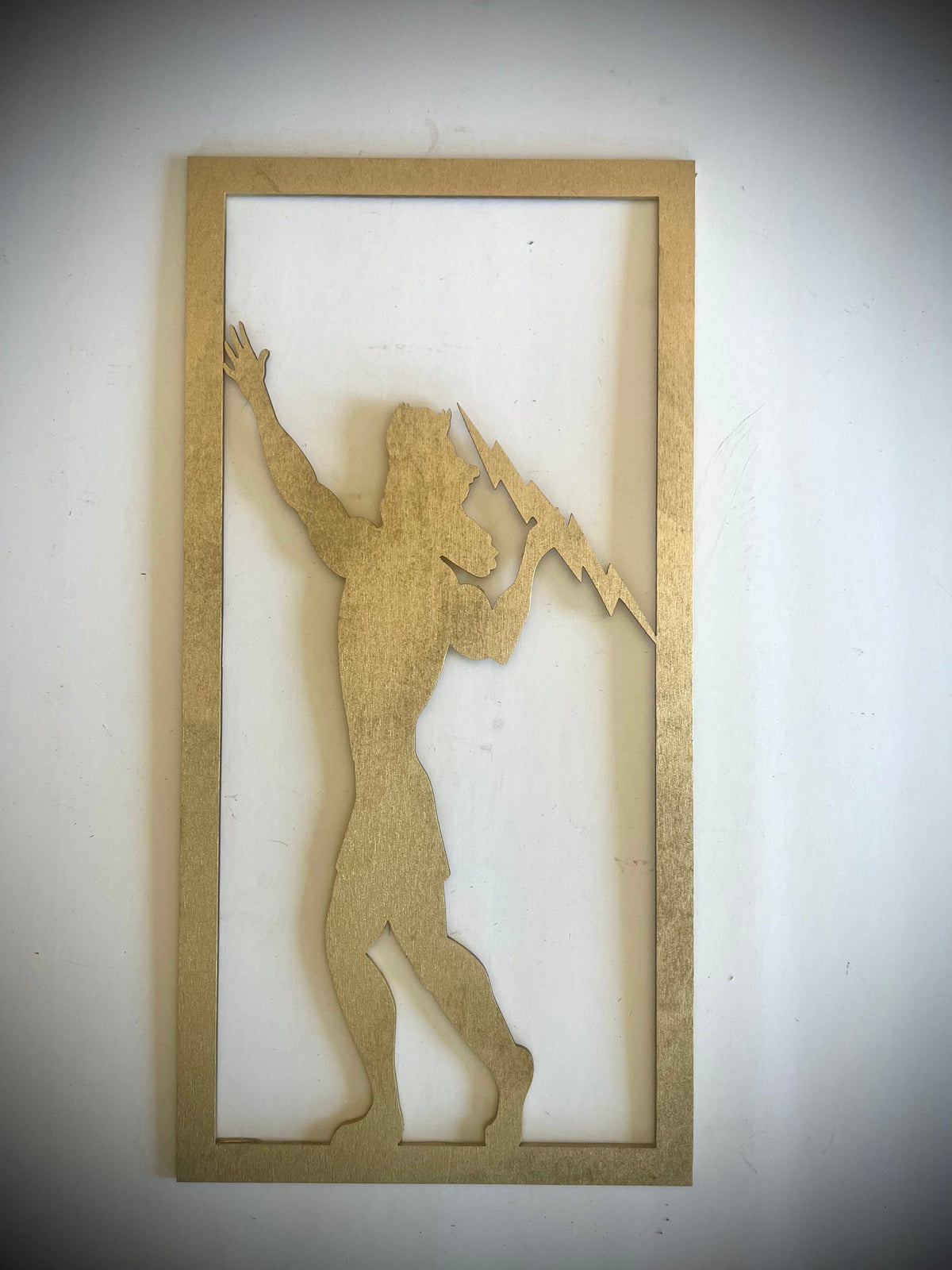Art Deco Greek Gods Wood Wall Art | Poseidon, Zeus & Themis | 3-Panel Set | Multiple Sizes & Finishes
