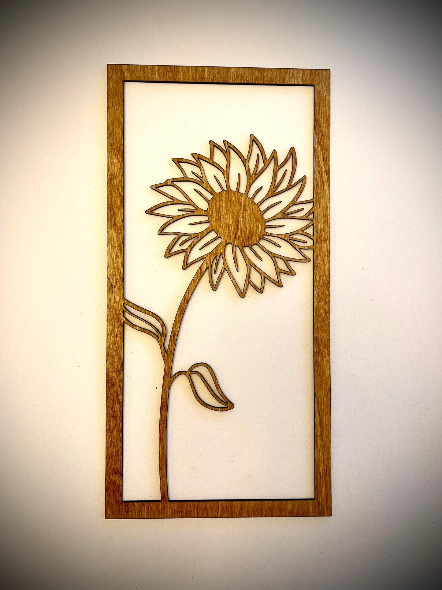 Sunflower Wood Wall Art | 3-Panel Set | Multiple Sizes & Finishes
