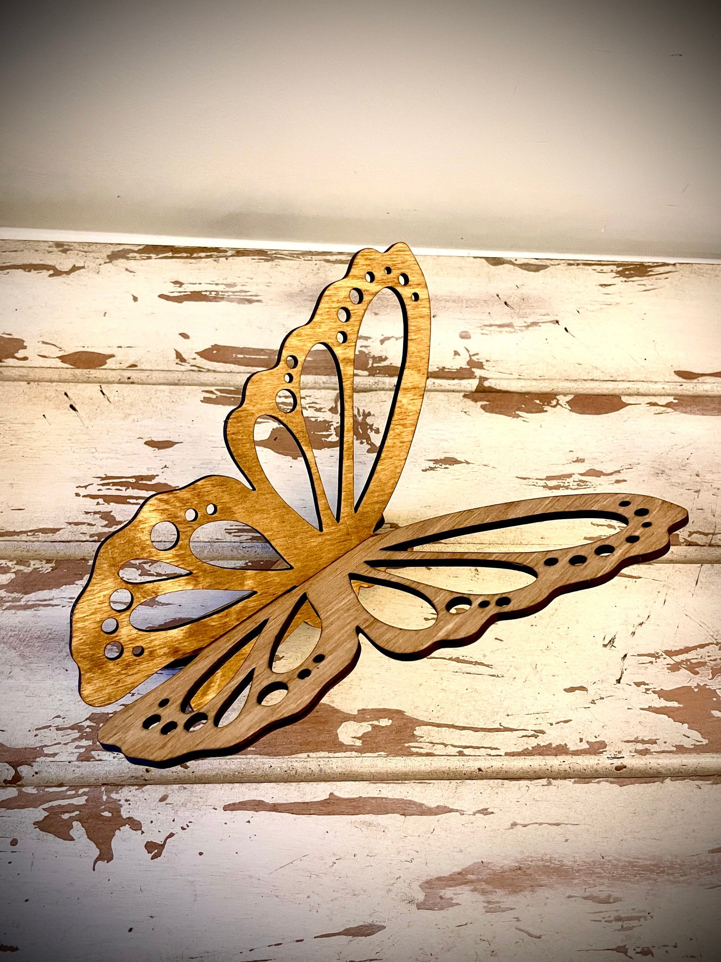3D Butterfly Wood Tabletop Decor | Wedding Centerpiece | 5 Sizes, 12 Finishes