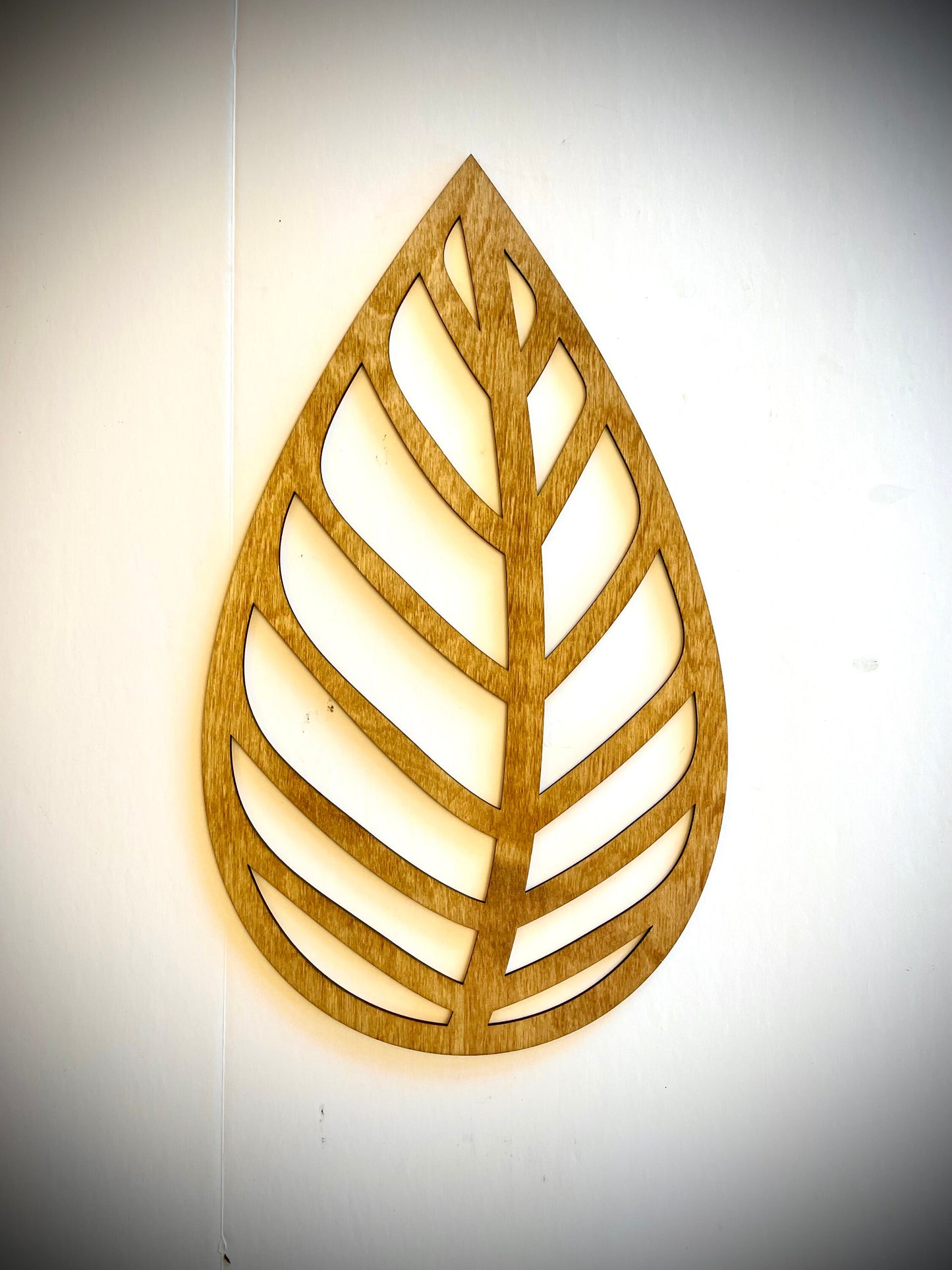 Boho 4 Elements Wood Wall Art | Earth, Water, Wind & Fire Teardrop | 4-Panel Set | Multiple Sizes & Finishes