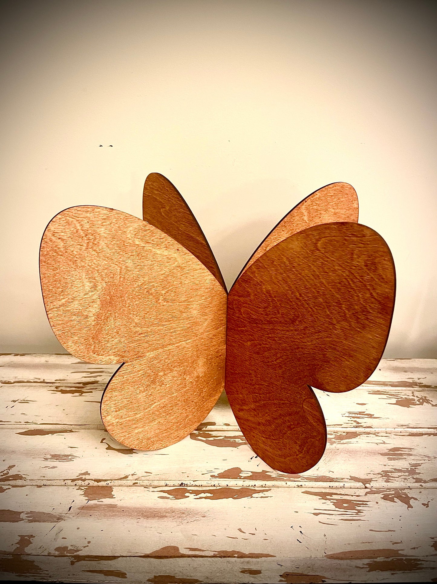 Butterfly Wood Tabletop Decor | Wedding Centerpiece | 3 Sizes, 12 Finishes