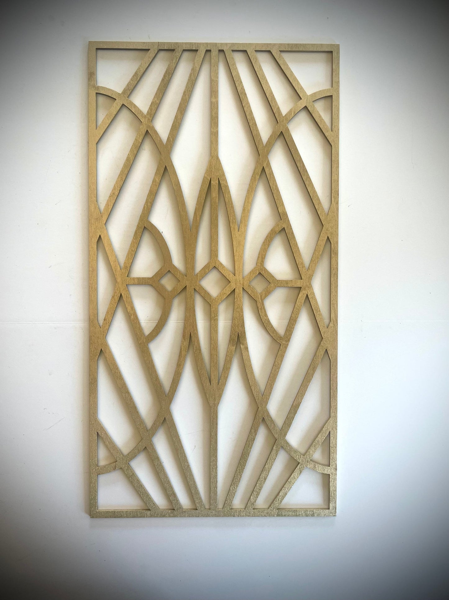 Boho Modern Art Deco Art Deco Geometry wood wall art, 4 panel in multiple sizes and finishes, wall decor, set T
