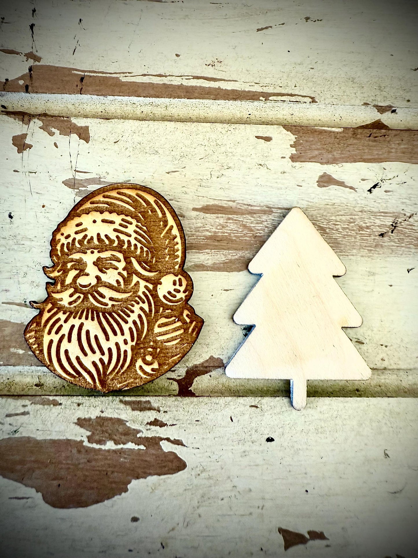 Tic Tac Ho Ho Ho! Wood Christmas Game | Laser Engraved | 12 Finishes | Stocking Stuffer
