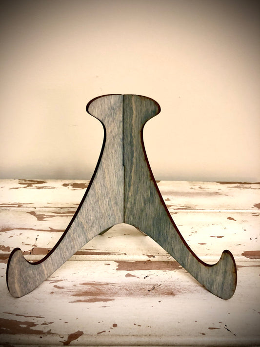 Wood Display Easel | Art, Photo & Plate Stand | 4 Sizes, 12 Finishes