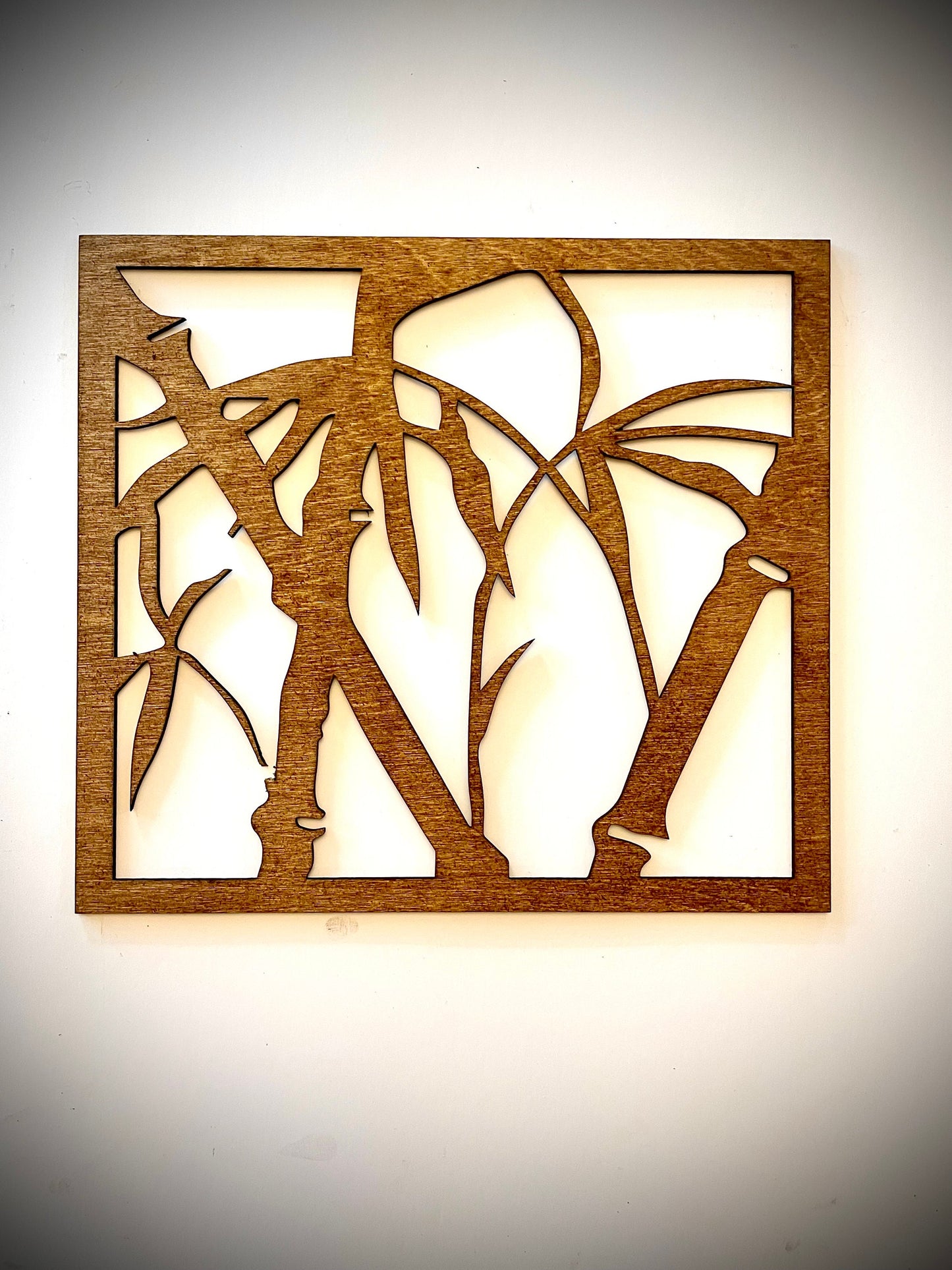 Bamboo Wood Wall Art | 3-Panel Set | Multiple Sizes & Finishes