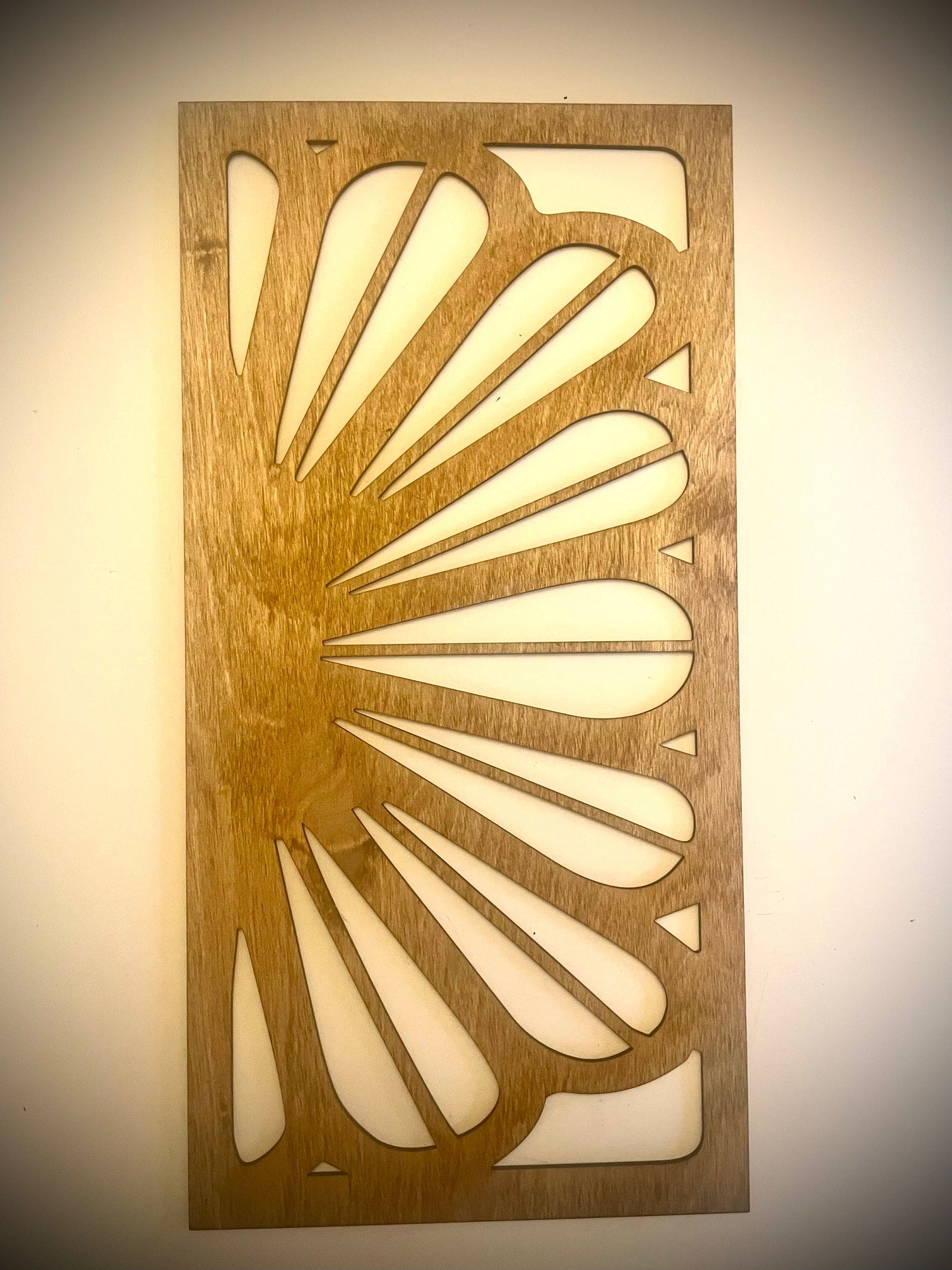 Boho Flower Petal Power Wood Wall Art | 2-Panel Set | Multiple Sizes & Finishes