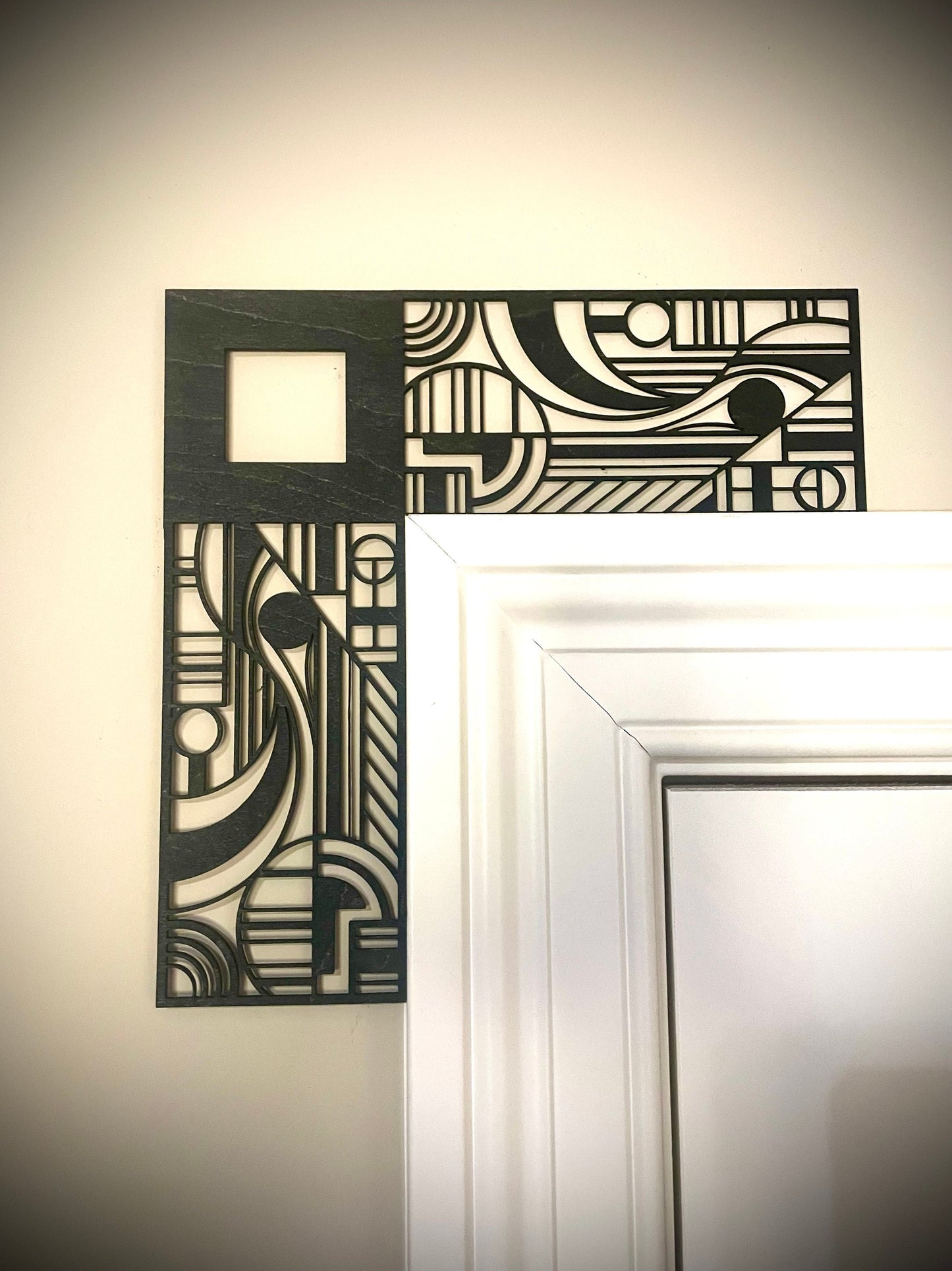 Boho Modern Art Deco Art Deco window and door corner accent / trim (set of 2) available in multiple sizes and finishes