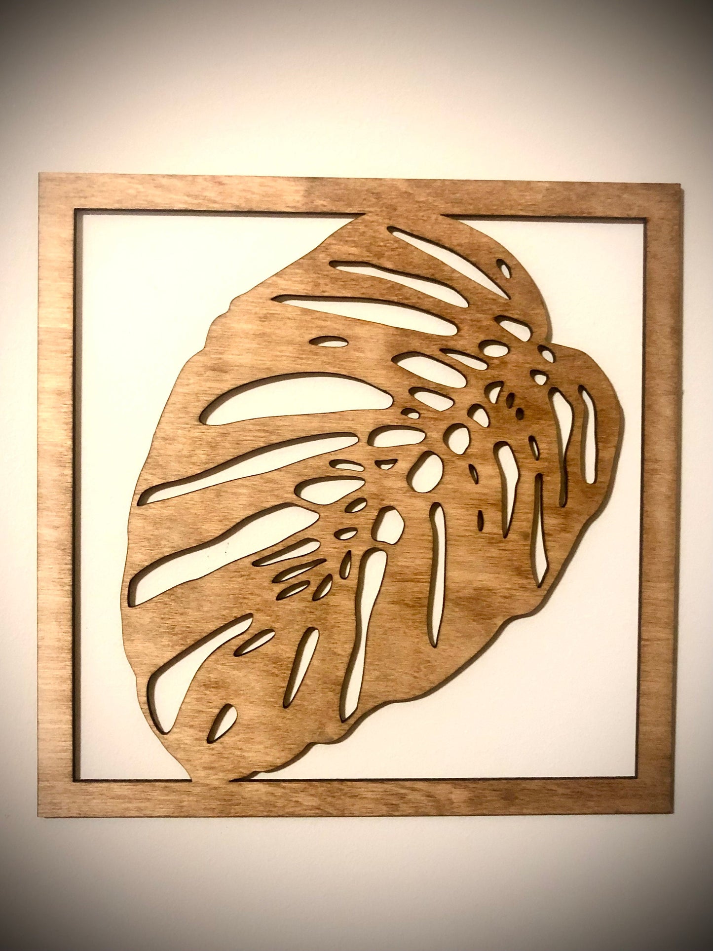 Tropical Leaf Wood Wall Art | 3-Panel Set | Multiple Sizes & Finishes