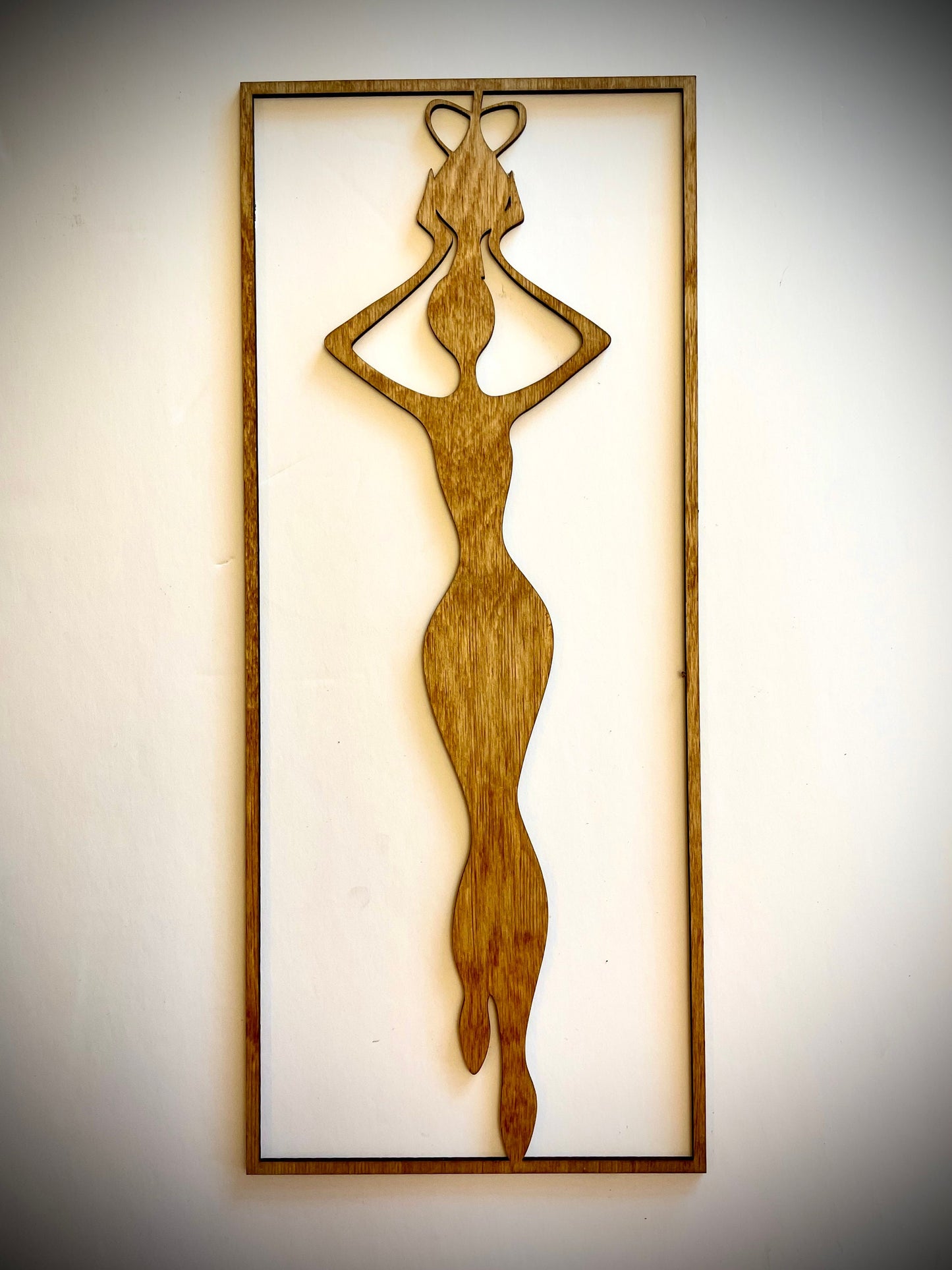 African Women Wood Wall Art | 3-Panel Set | Multiple Finishes