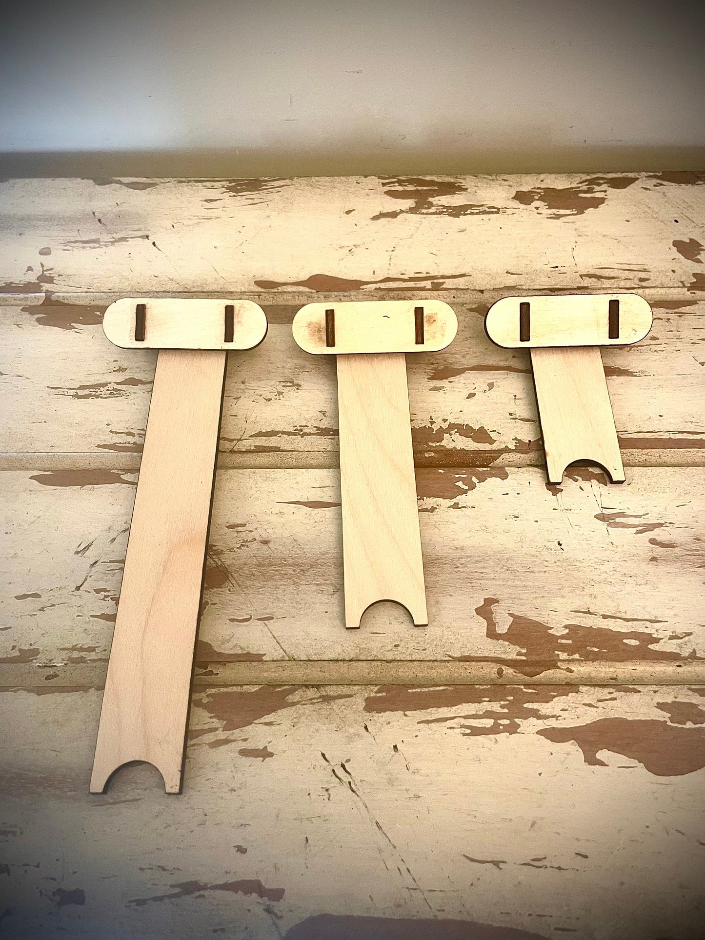Wood Easel Stand Backs | Attach to Frames & Plates | 7 Sizes