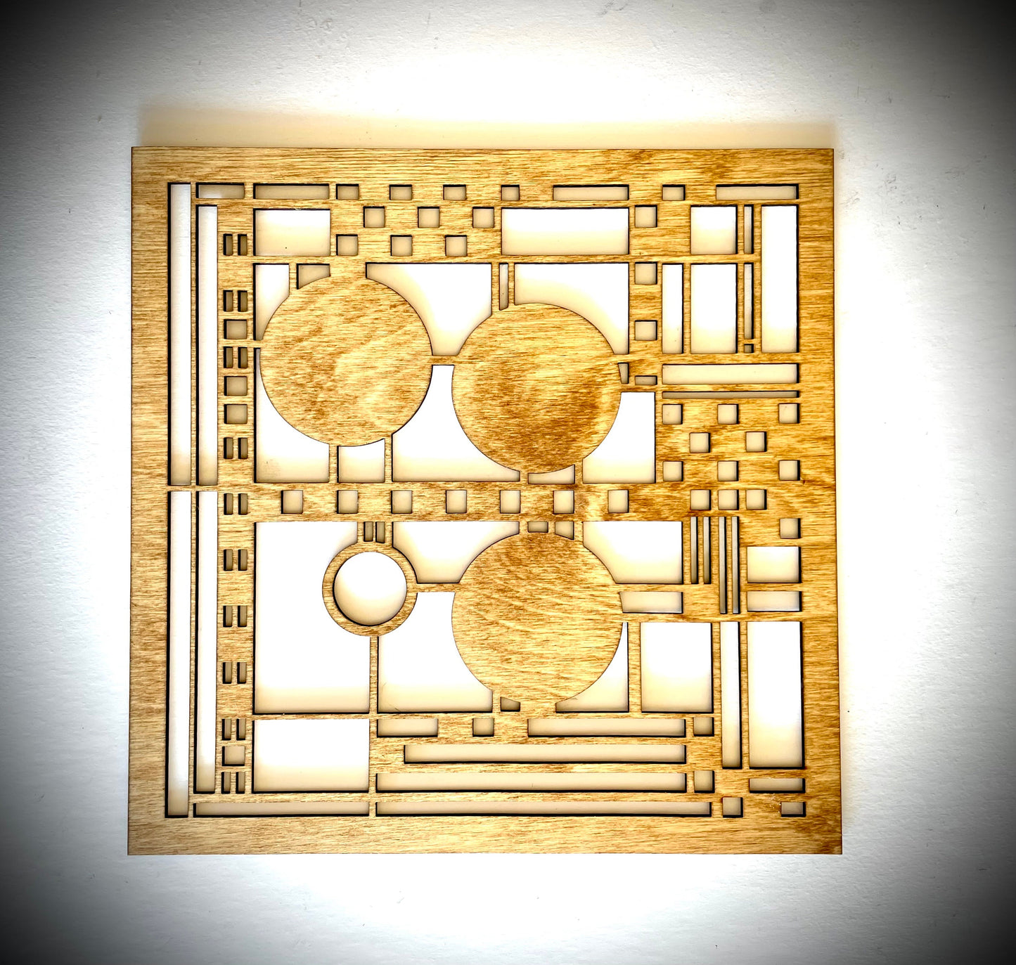 Boho Modern Art Deco Art Deco Geometry wood wall art, 4 panel in multiple sizes and finishes, decor wall art original F