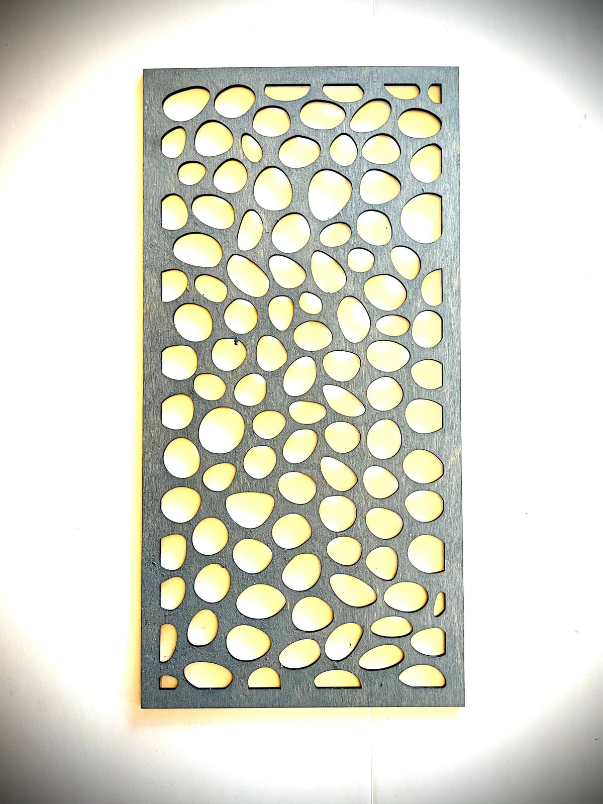 Boho Abstract Stones Wood Wall Art | 3-Panel Set | Multiple Sizes & Finishes | Set B