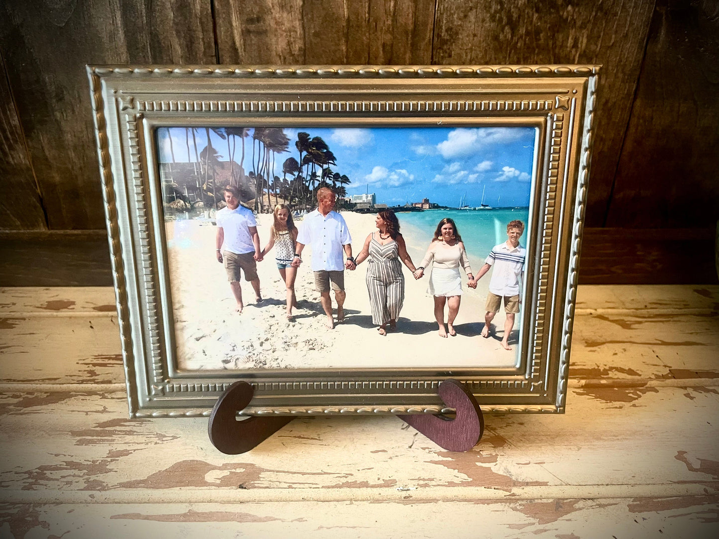 Octopus Wood Display Easel | Art, Photo & Plate Stand | 12 Finishes