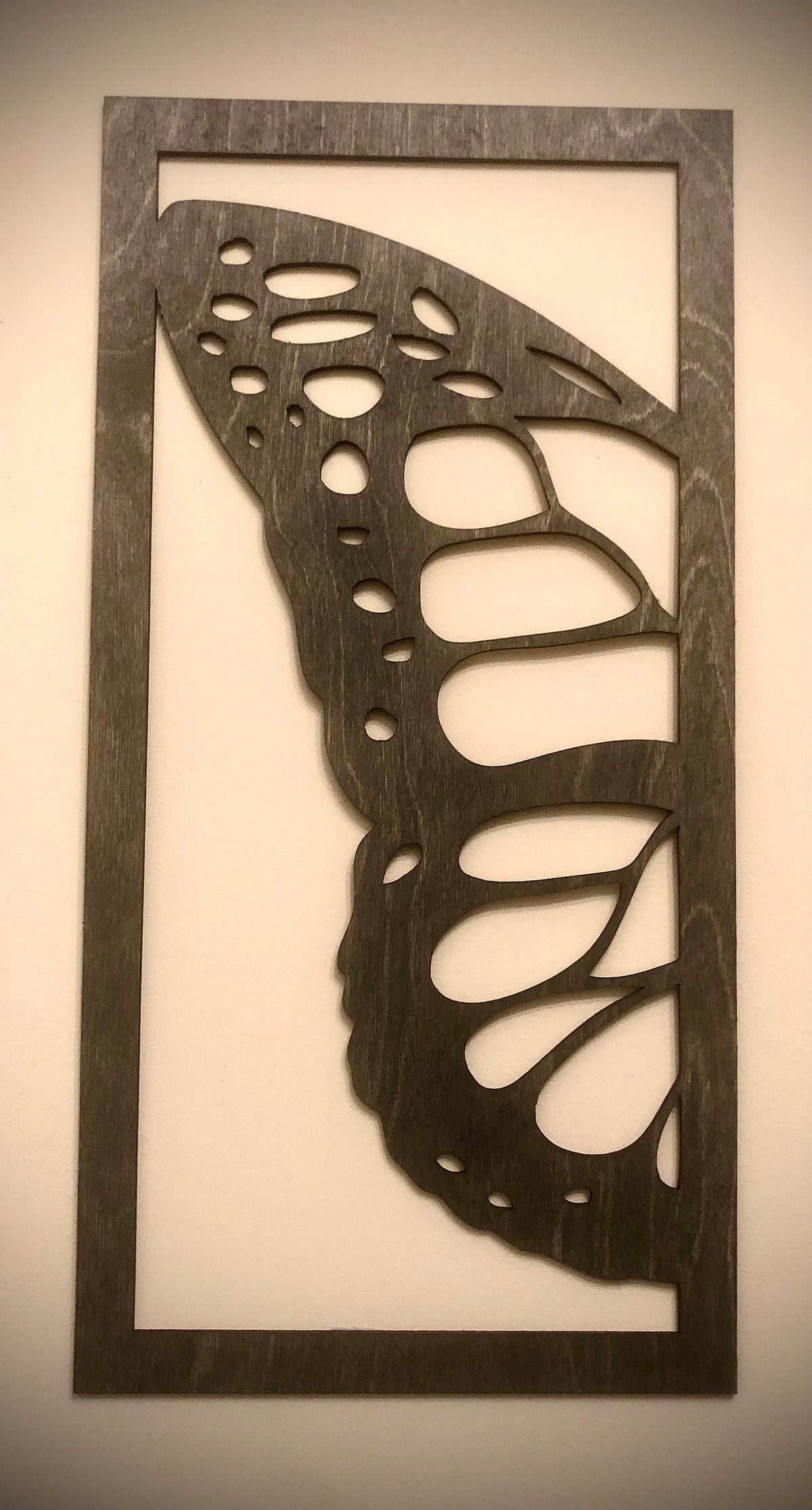 Butterfly Wood Wall Art | 3-Panel Set | Multiple Sizes & Finishes | Style 2