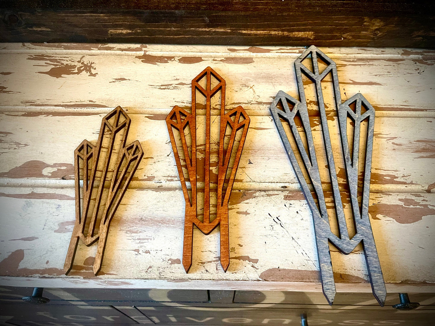 Boho Indoor Plant Trellis | Crystal Shape | Multiple Sizes & Finishes