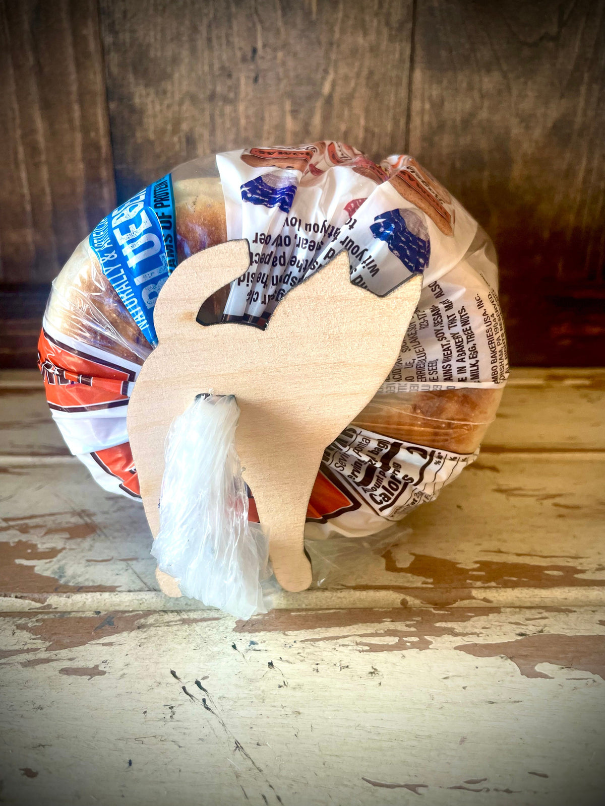 Funny Dog & Cat Butt Wood Bread Bag Ties | Unique Pet Lover Gift Idea