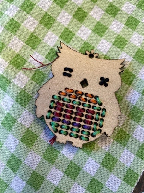 Cross Stitch Mini Owl Wood Blanks | Assorted Quantities