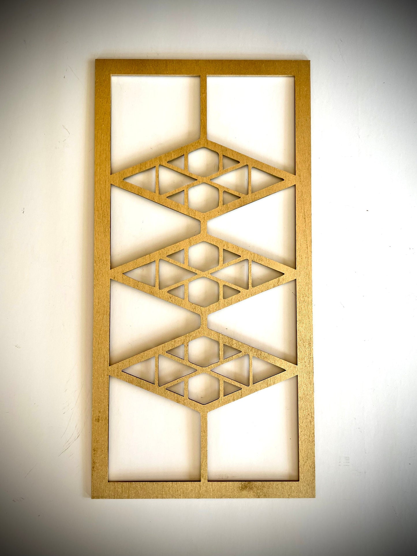Boho Modern Art Deco Art Deco framed icons wood wall art, 3 panel in multiple sizes and finishes, Style - S