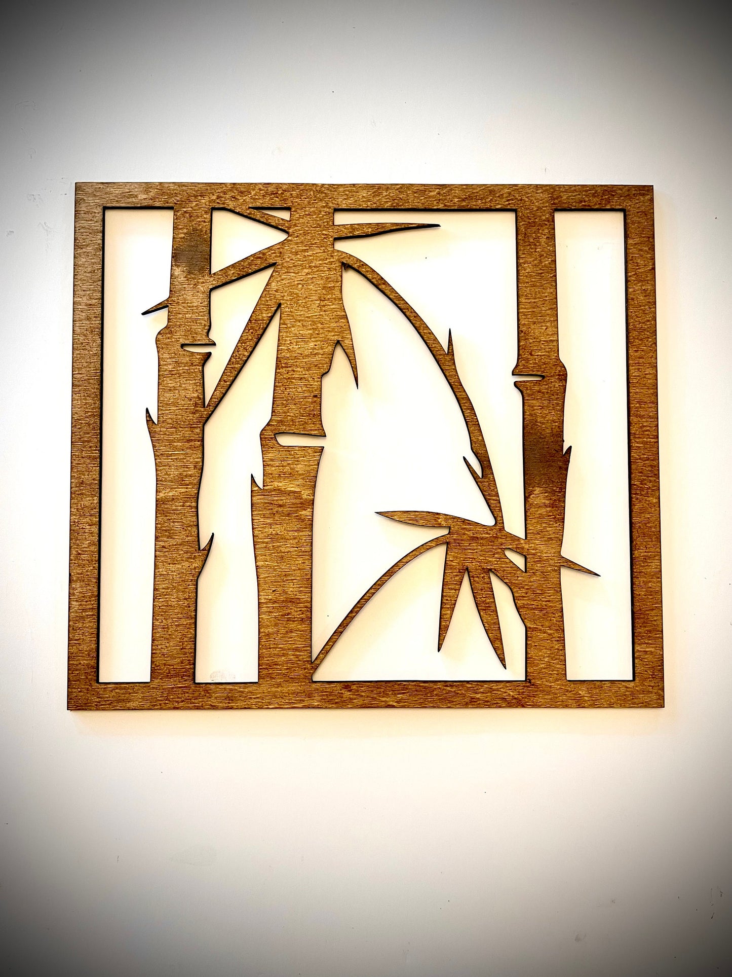Bamboo Wood Wall Art | 3-Panel Set | Multiple Sizes & Finishes