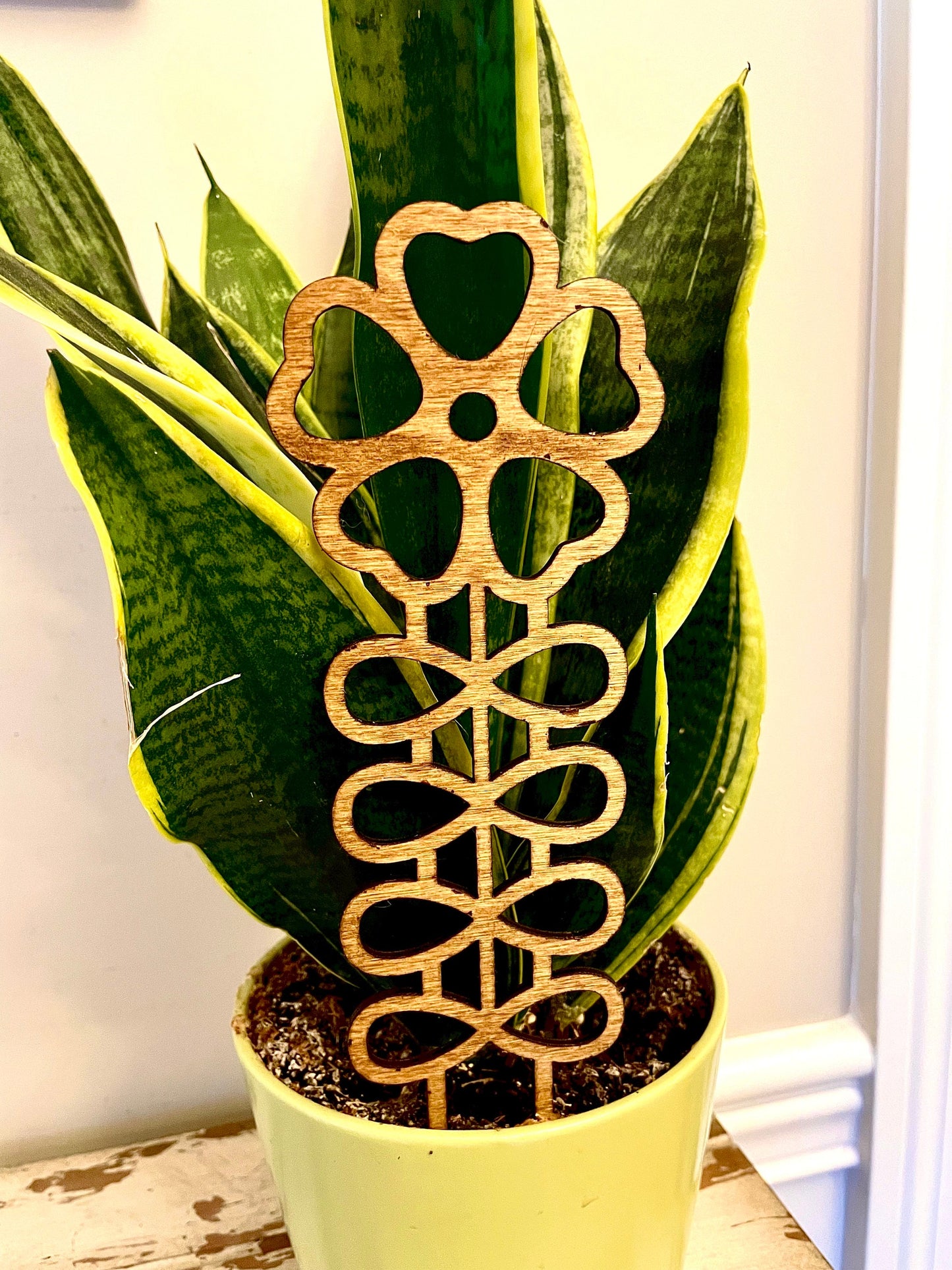 Boho Indoor Plant Trellis | Flower | Multiple Sizes & Finishes | Style A