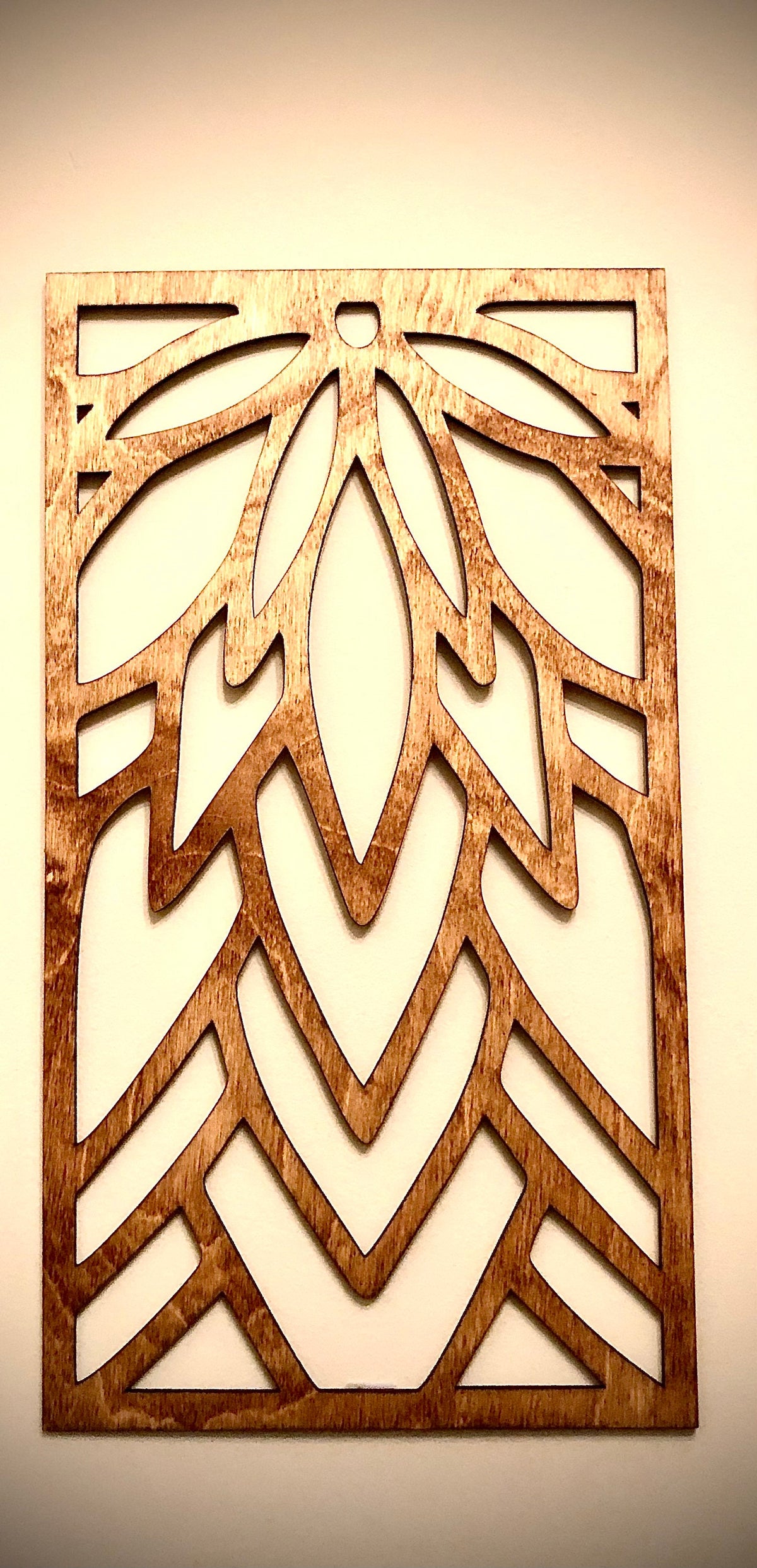 Flower Mandala Wood Wall Art | 3-Panel Set | Multiple Finishes | Style 2