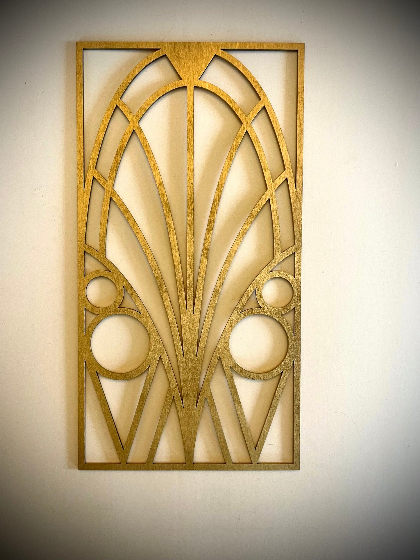 Boho Modern Art Deco Art Deco Geometry wood wall art, 2 panel in multiple sizes and finishes, set y