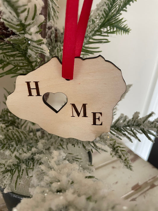 Hawaii - Kauai HOME Wood Ornament & Gift Tag | 12 Finishes | State Pride Gift