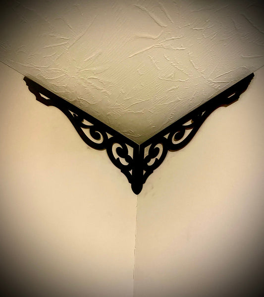 Decorative Wood Corner Accent | Windows, Doors & Corners | Set of 2 | Elegant Set S