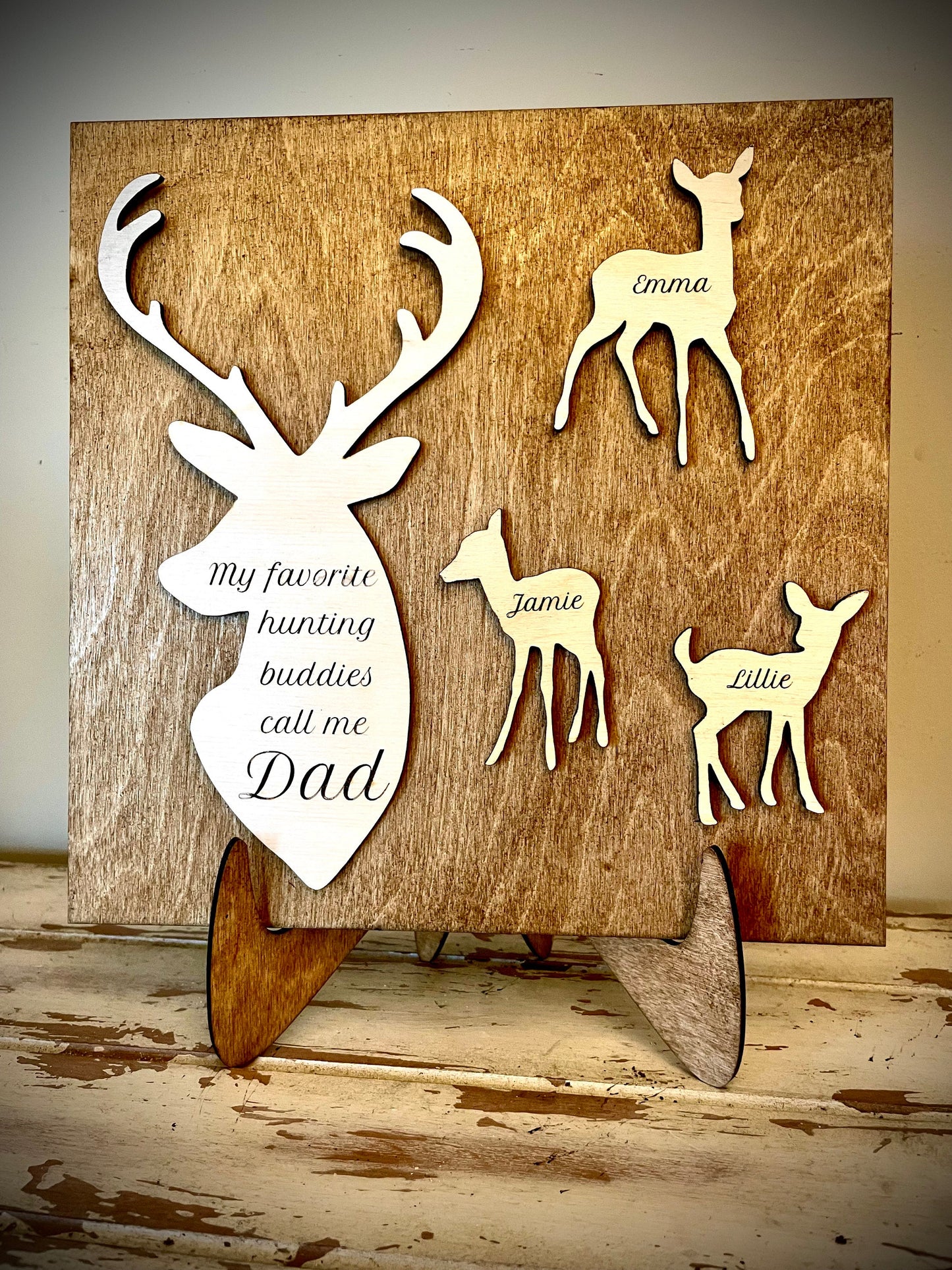 Custom Hunting Wood Plaque | Father's Day, Birthday & Christmas Gift