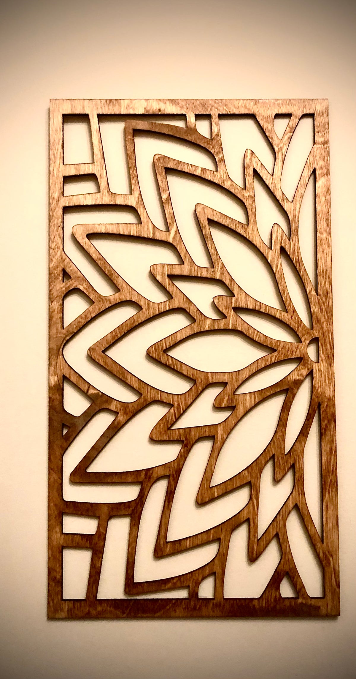 Flower Mandala Wood Wall Art | 3-Panel Set | Multiple Finishes | Style 2