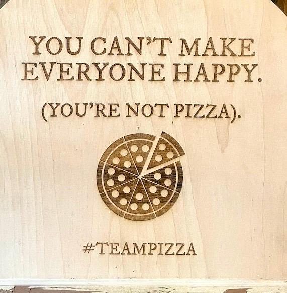 Custom Engraved Pizza Peel | Funny Pizza Quote | Pizza Lover Gift