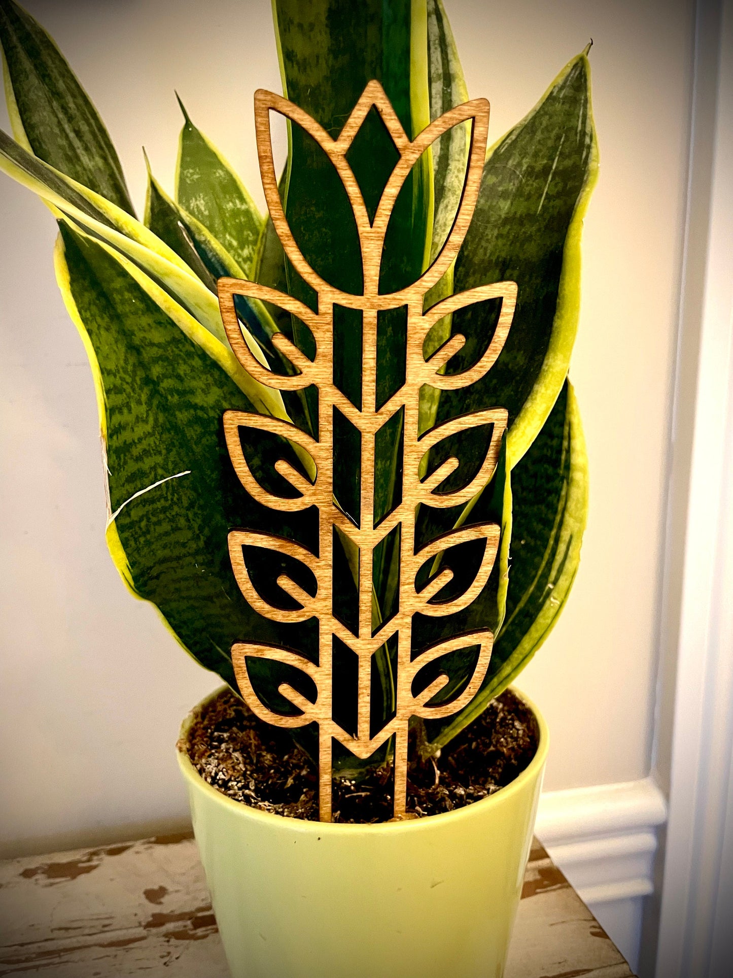 Boho Indoor Plant Trellis | Flower | Multiple Sizes & Finishes | Style J