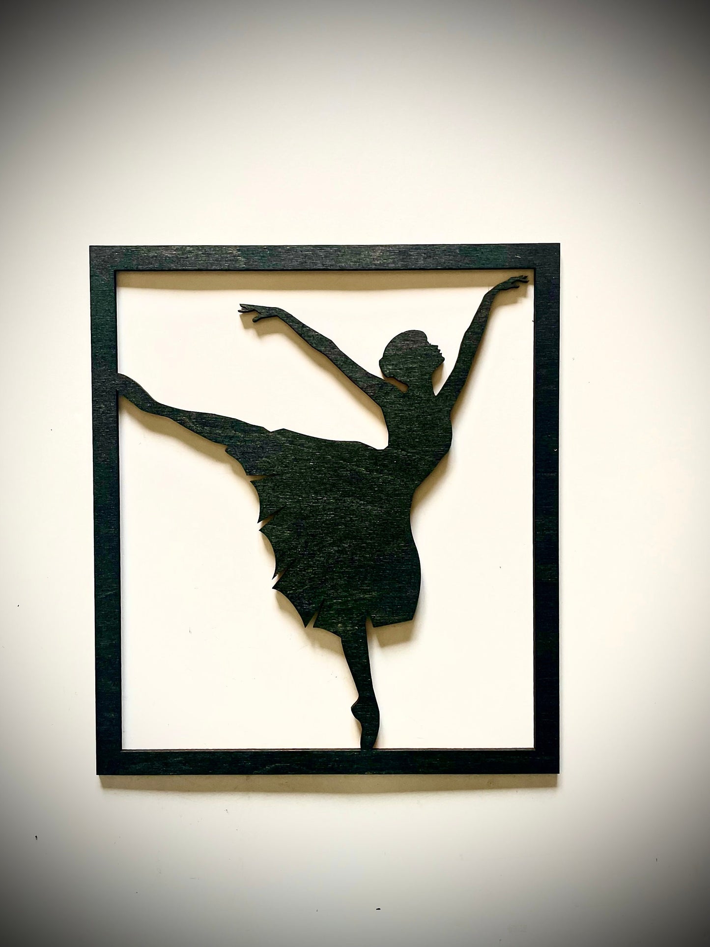 Ballerina Wood Wall Art | 4-Panel Set | 12 Finishes