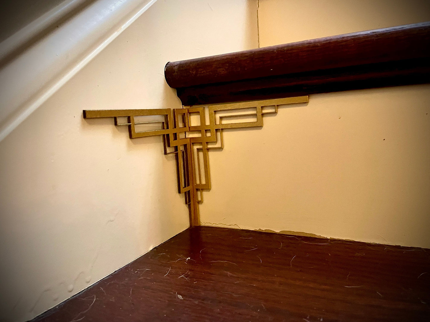 Art Deco Staircase Corner Accents - Set of 4 - Style C