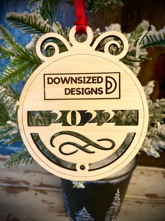 Custom Corporate Wood Ornament or Gift Tag | Personalized with Logo, Name, Club or Team