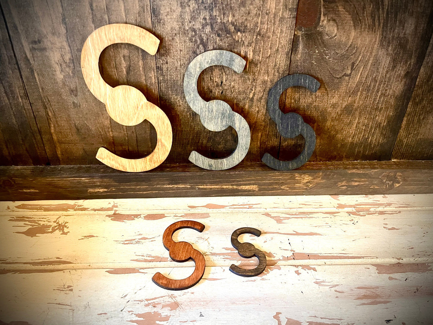 S-Shape Boho Wood Plant Stem Support | Philodendron, Alocasia & Monstera | Multiple Sizes & Finishes
